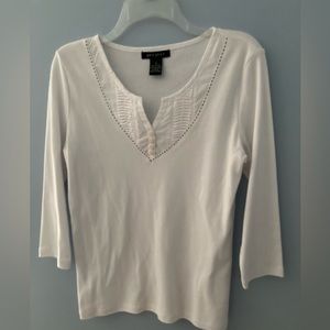 Project white long sleeve size small top
